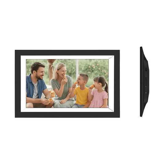 Frameora HD WiFi-Bilderrahmen – 10,1-Zoll-IPS-Touchscreen,