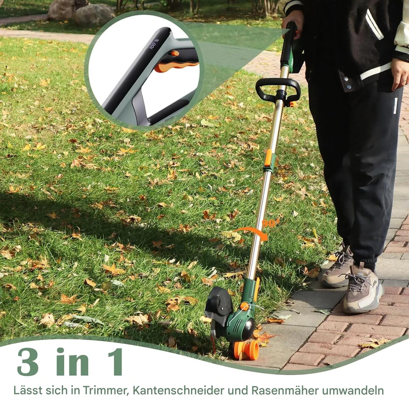 EcoBlade FlexTrim Akku-Rasentrimmer und Unkrautschneider