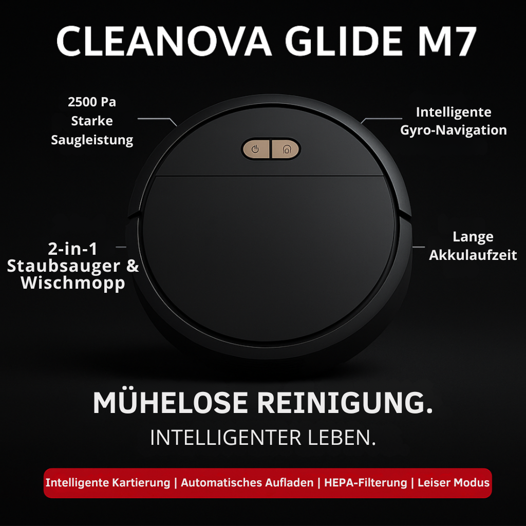 Cleanova Glide M7 – Intelligenter Roboterstaubsauger
