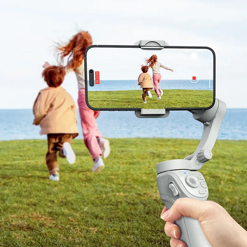 ZenAxis Pro 3-Achsen Smartphone-Gimbal – KI-Tracking & Fülllicht