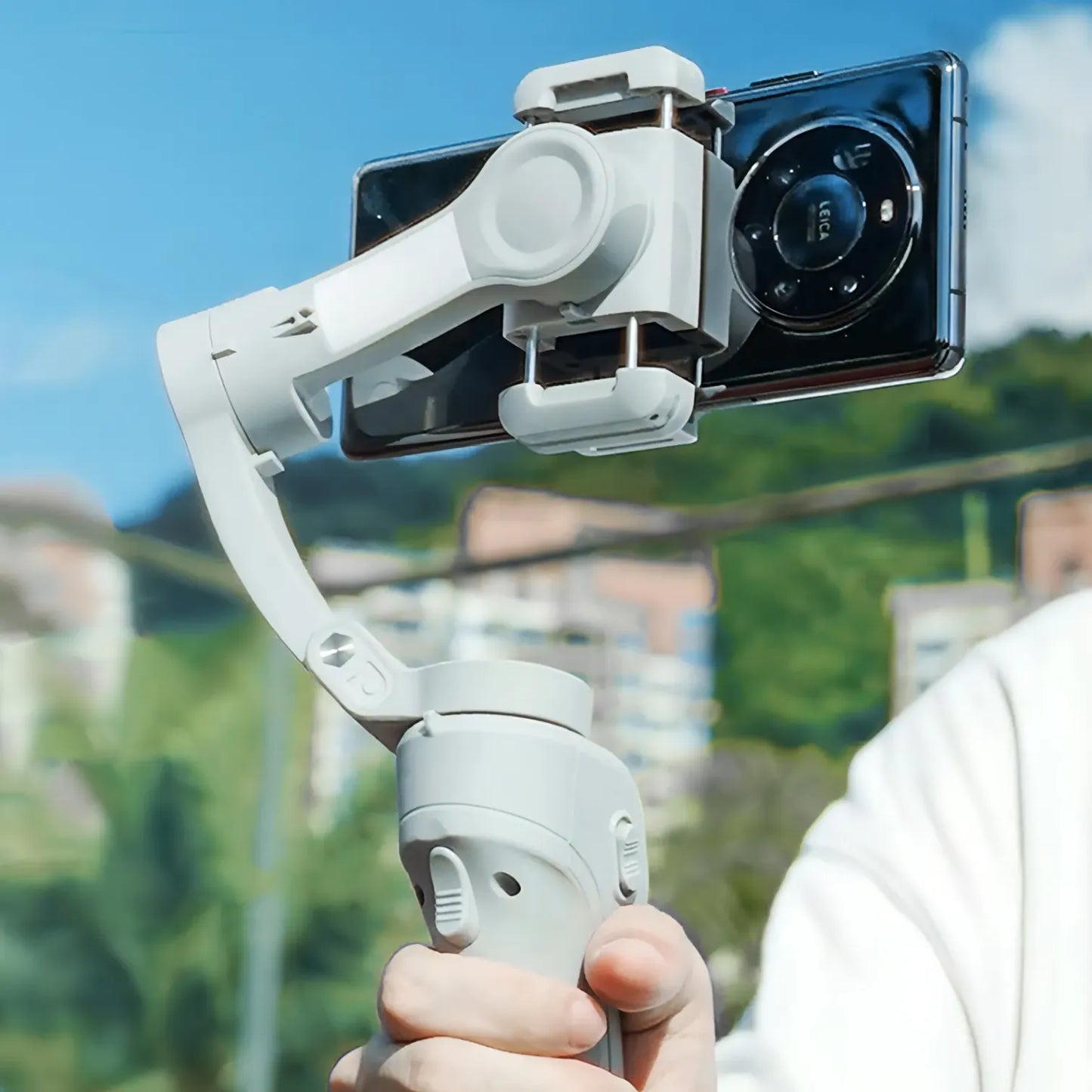 ZenAxis Pro 3-Achsen Smartphone-Gimbal – KI-Tracking & Fülllicht