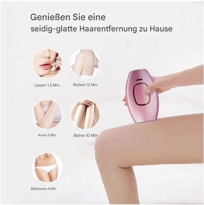 GlowSilk IPL-Haarentfernungshandgerät – Glatte Haut zu Hause