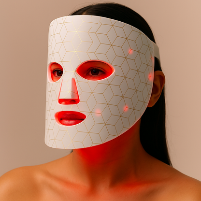 LumaGlow 7-Farben-LED-Maske – Lichttherapie für strahlende Haut