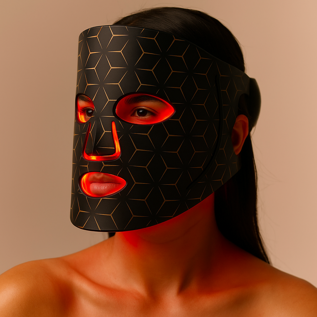 LumaGlow 7-Farben-LED-Maske – Lichttherapie für strahlende Haut