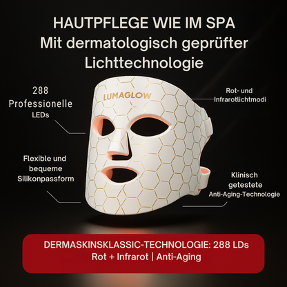 LumaGlow 7-Farben-LED-Maske – Lichttherapie für strahlende Haut