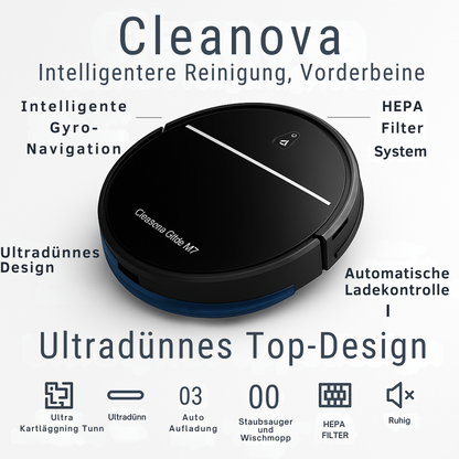 Cleanova Glide M7 – Intelligenter Roboterstaubsauger