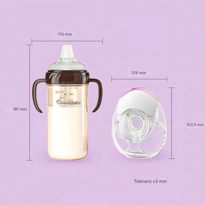 NurturaFlow Tragbare Milchpumpe – Freihändig, Leise & Wiederaufladbar