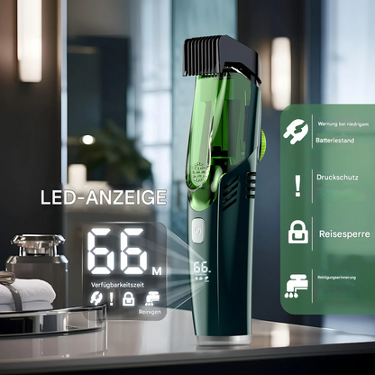 BeardCrafter X7 – Kabelloser Bartschneider mit einstellbarer Länge und USB-Schnellladung