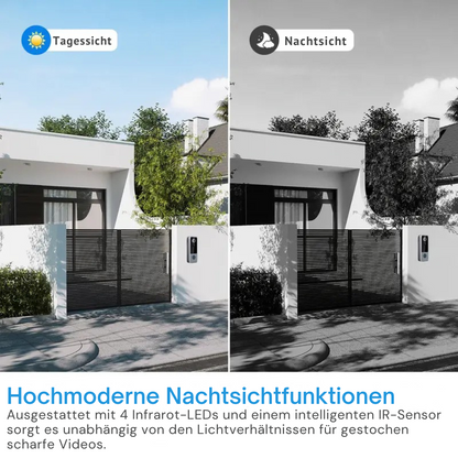 GuardianBell Pro AI Nachtsicht-Türklingel